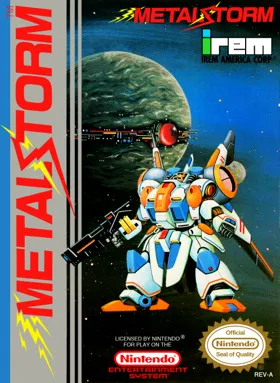 Metal Storm (USA) box cover front